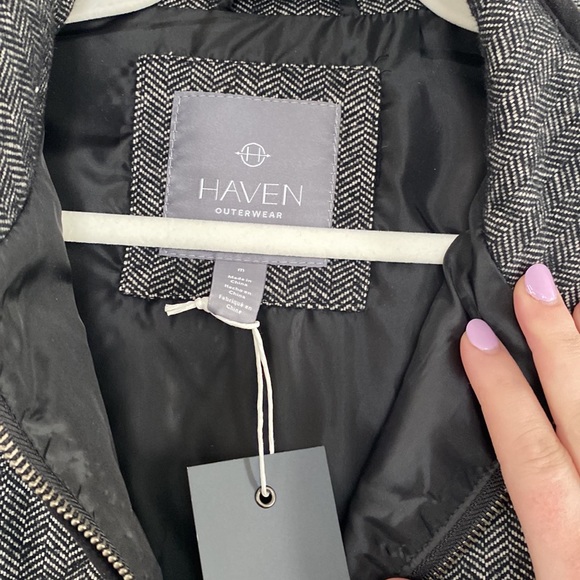 NWT Haven quilted vest size M gray - Picture 2 of 6